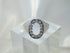 Oval Platinum plated Ring